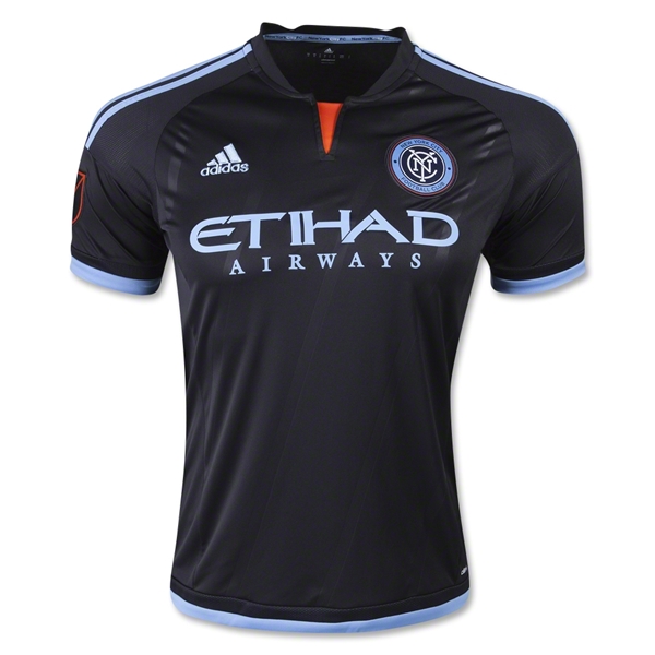2015/16 New York City FC Black Away Soccer Jersey